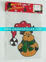 Wholesale christmas PVC fridge stickers (LD-M040)