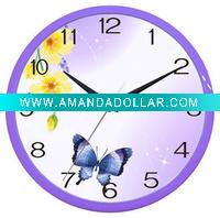 Wholesale Plastic Clock for Advertising Gift