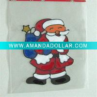 Wholesale santa claus PVC window stickers(LD-M078)
