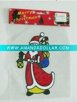 Wholesale santa claus PVC fridge stickers (LD-M038)