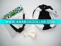 Wholesale fabric football pouch with latex balloon