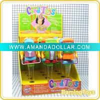 Wind Up Rope Skipping Cartoon Candy Toy(12Pcs/Box)