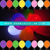 Wholesale Christmas Decoration Flying Flashing LED Light Balloons