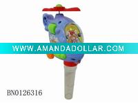 Wholesale Pull string airplane with candy tube,Promotional candy toy