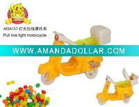 Wholesale light motorcycle toy with candyAEDA158