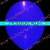 Inflatable flashing led balloon
