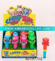 Wholesale supply plastic candy toys 12pcs per box