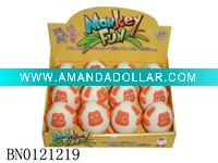 Wholesale Cartoon monkey candy toy,Capsule Toys,plastic toy egg