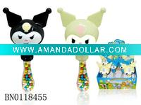 Wholesale flashing candy toys w/battery,laser candy toy(6pcs/box)