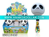 Wholesale flashing candy toys w/battery,laser candy toy(6pcs/box)