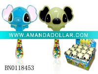 Wholesale flashing candy toys w/battery,laser candy toy(12pcs/box)