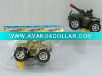 Wholesale Candy toy pull line tanks military car