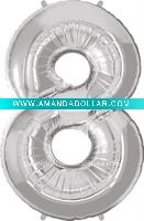 40" Mylar Number"8" Balloon
