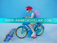Pull back candy toy bike 2styles