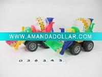 Wholesale engineering vehicles candy toy,frictional toy