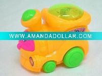 pull string candy toy train with light