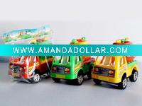 Cartoon pull line truck