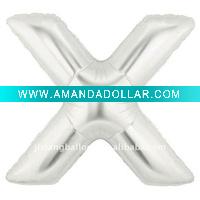 Wholesale Alphabet Letter"X" balloon