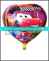 Halloween DIA 18'' heart shape dream car foil balloon