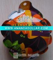 Wholesale 11 cm round shape halloween auto inflating balloon