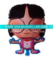 Wholesale Glasses girl Balloon