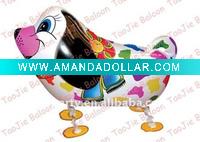Hot sell helium walking balloons -White Dog