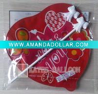 valentine's day auto inflatable foil balloon