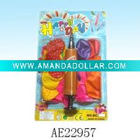 Wholesale 8 latex balloon display+20 picture balloons+inflator