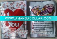 Wholesale secret gift series auto inflating foil balloon