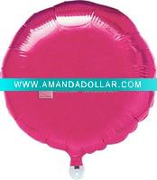 Wholesale valentine's day DIA 18" light Circular shape foil balloon