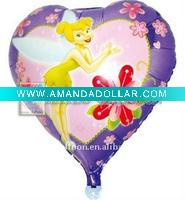 angle DIA 18'' Cartoon aluminum foil promotional balloon