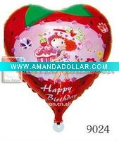 Wholesale lovely girl DIA 18'' Cartoon aluminum foil promotional balloon