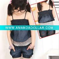 Nice kid wear TY01 jeans skirt overall
