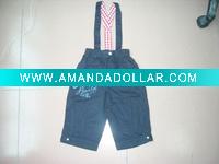 children short suspender pant