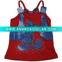 new summer children's cotton Tops, kids Tops