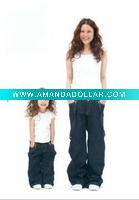 Wholesale fashion jeans pants for baby and mather