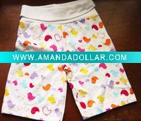 Wholesale children full print knit pant,kids clothing,kids pant
