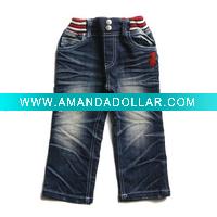 Wholesale Fashion Kid's brand jean