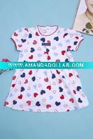 Wholesale 100% cotton girl's wear