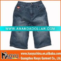 Wholesale Haoyu hot sell new style children jeans (HY7017)