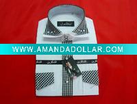 Wholesale 2011 children fashion shirt double collar