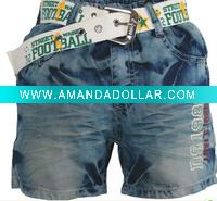 100% cotton boy's fashion short trousers