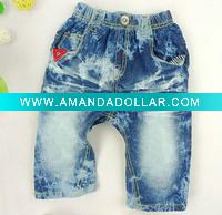 Wholesale YZF 121220 girl cropped jeans