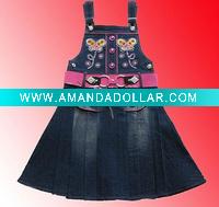Wholesale SK7 jeans skirt nice kid wear