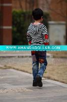 Wholesale child wear jeans 2011 new style fashion jeans