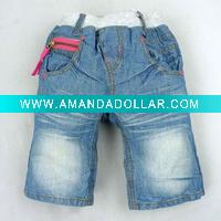 Wholesale YZF 112314 girl cropped jeans