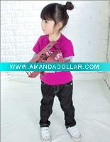 Wholesale child wear jeans 2011 new style fashion jeans
