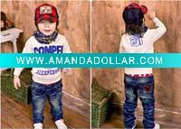 Wholesale child garment jeans child wear kid wear kid summer clothing