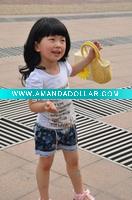Wholesale child wear jeans new style fashion short jeans