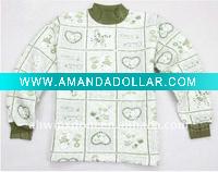 Wholesale 2011 The newest child's winter warm cotton underwear set